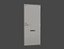 Low-Poly Japanese Retro Room Entrance Door