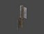 Low-Poly Japanese Retro Room Entrance Door