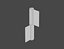 Low-Poly Japanese Retro Room Entrance Door