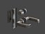Low-Poly Japanese Retro Room Entrance Door