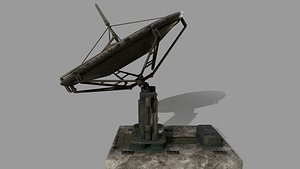 3D satellite stairs model