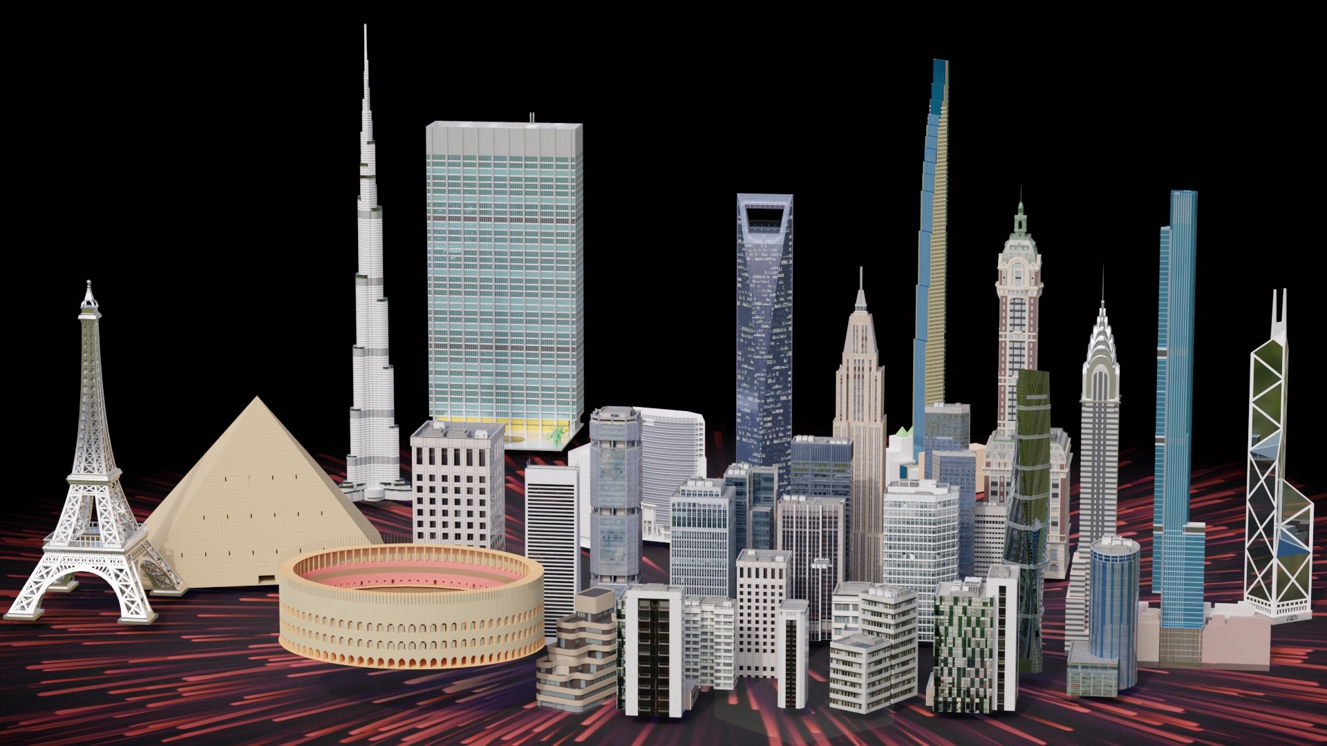 3D Buildings Collection model - TurboSquid 2172513