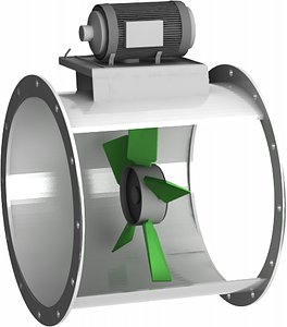 3D axial fan