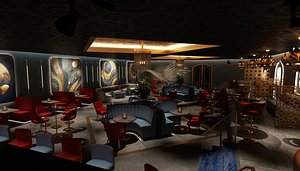 bar coffee restaurant night club interior design