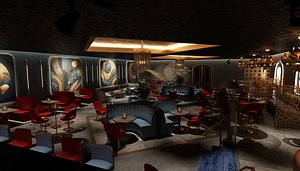 bar coffee restaurant night club interior design