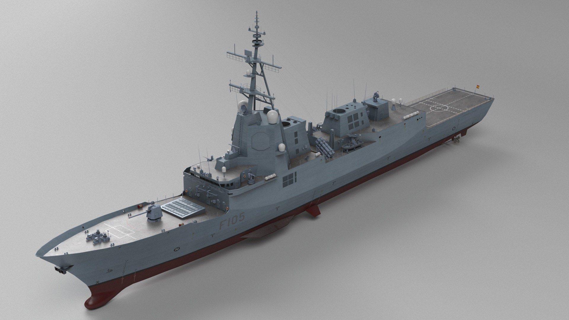 3D frigates spanish navy - TurboSquid 1560795