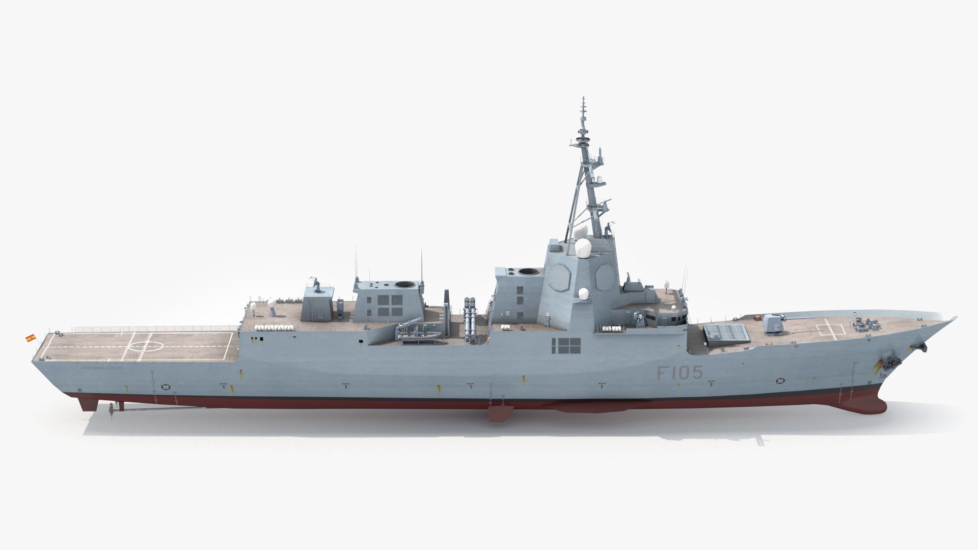 3D Frigates Spanish Navy - TurboSquid 1560795