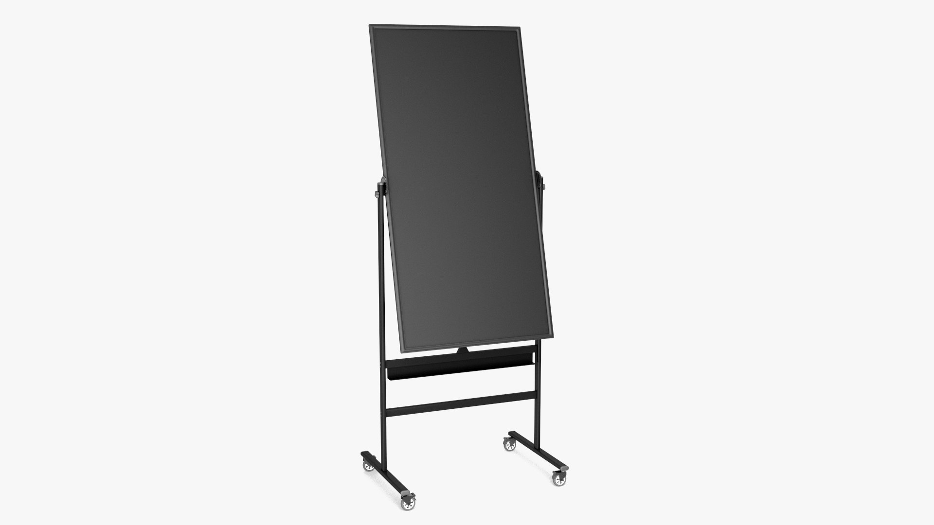 Aluminum Tall Magnetic Blackboard 3D model preview