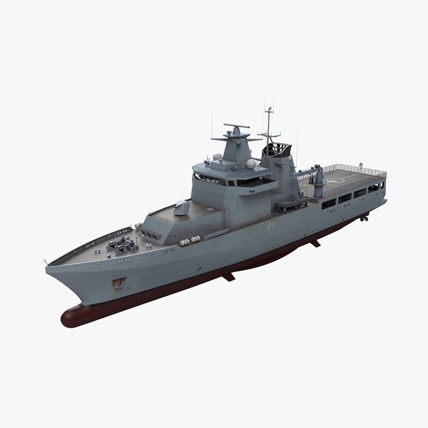 3D arafura class opv vessel ship