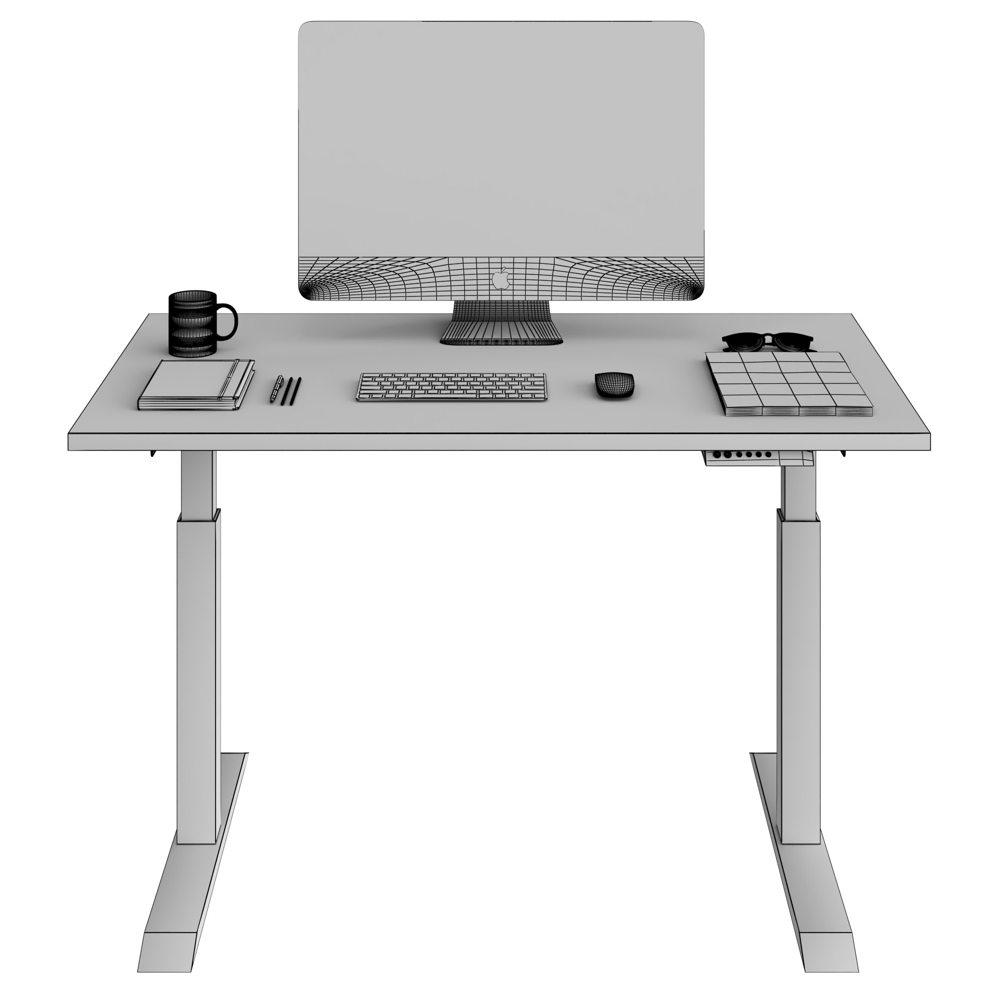 Подъемный механизм для стола компьютера