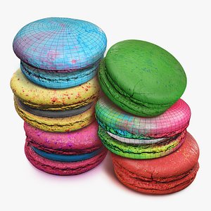 3D Macarons model