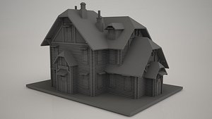 3D railway station model