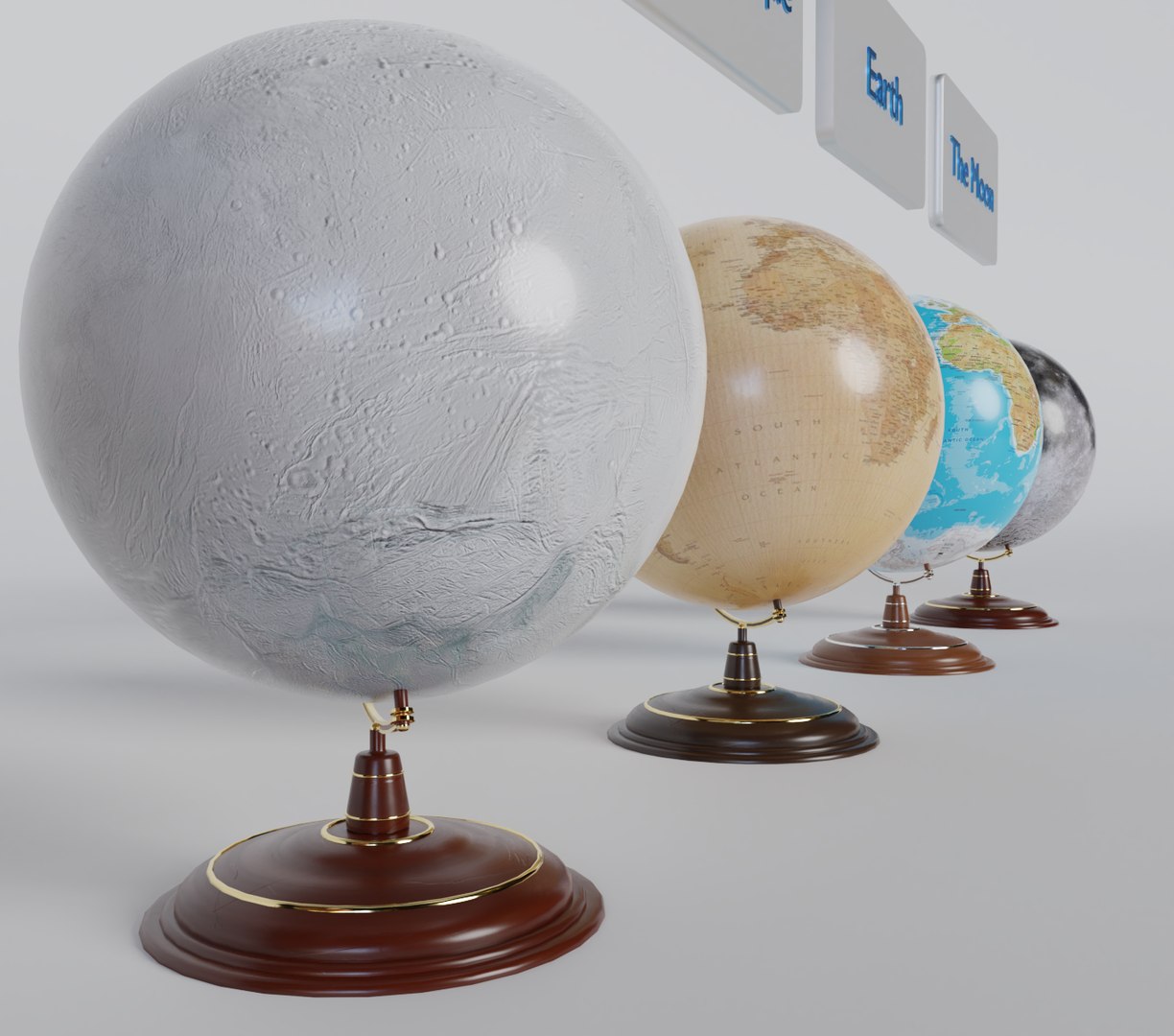3D Globe Earth Model - TurboSquid 1223216