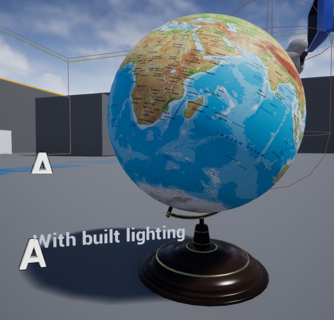 3D Globe Earth Model - TurboSquid 1223216