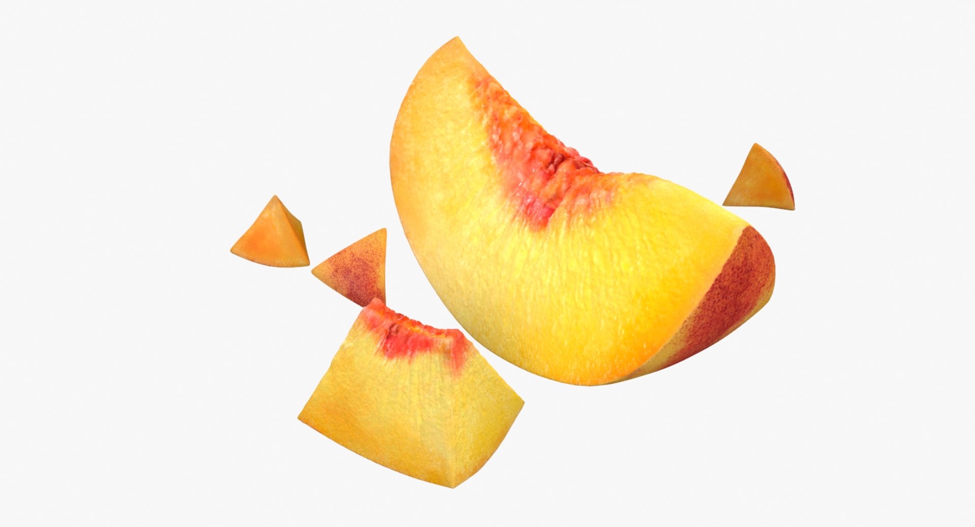 peach slice 3D https://p.turbosquid.com/ts-thumb/3Z/SOgbL1/Y3ceu0Ov/peach_slice_sign_b/jpg/1530897534/1920x1080/fit_q87/5a2d30e93d5ff0daa871812b99008017a9e97ade/peach_slice_sign_b.jpg