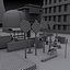 nuclear power street 3d model