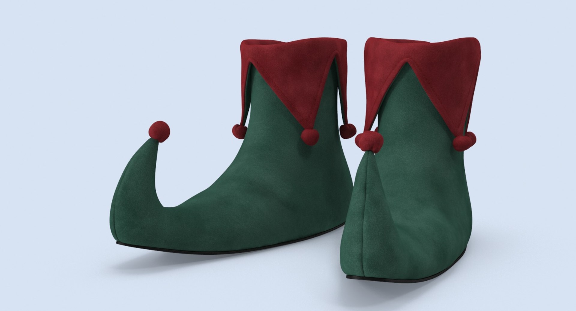 Elf Shoes 3d Model