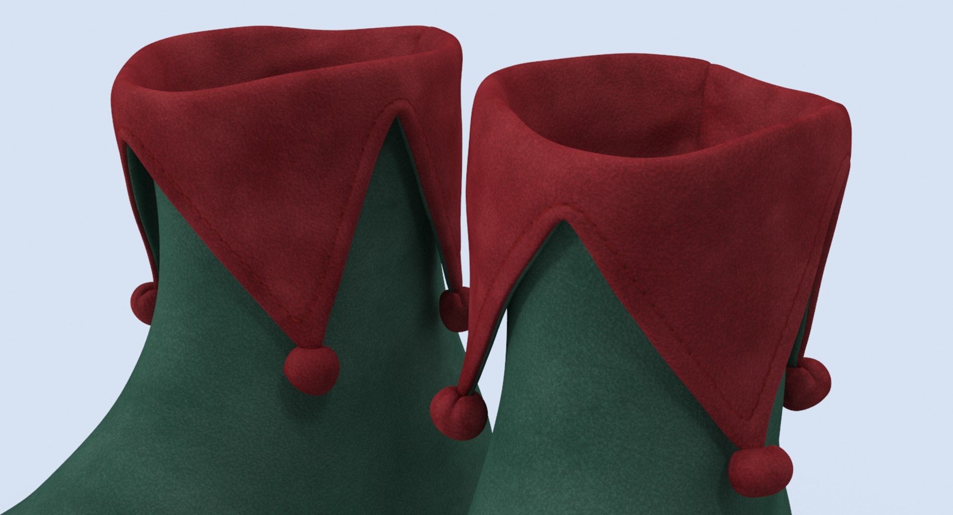Elf Shoes 3d Model