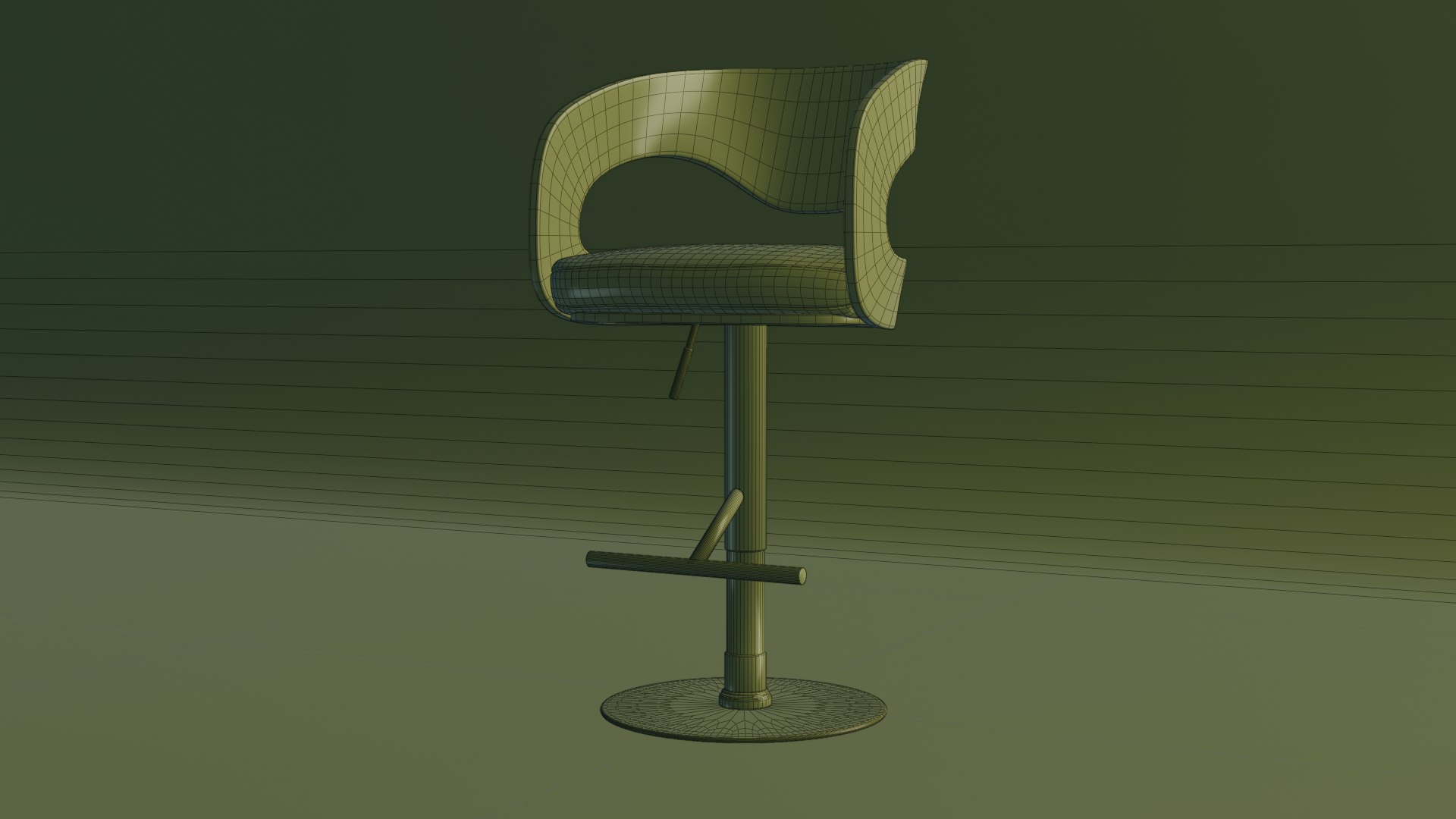 Dwellbarstoolfbxobjblenduecollada Model TurboSquid 2190393