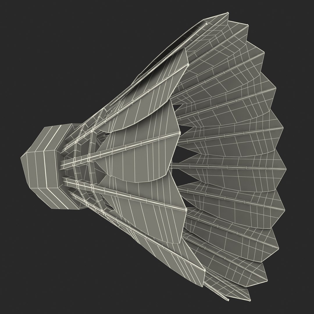 Shuttlecock Modeled Field 3d 3ds