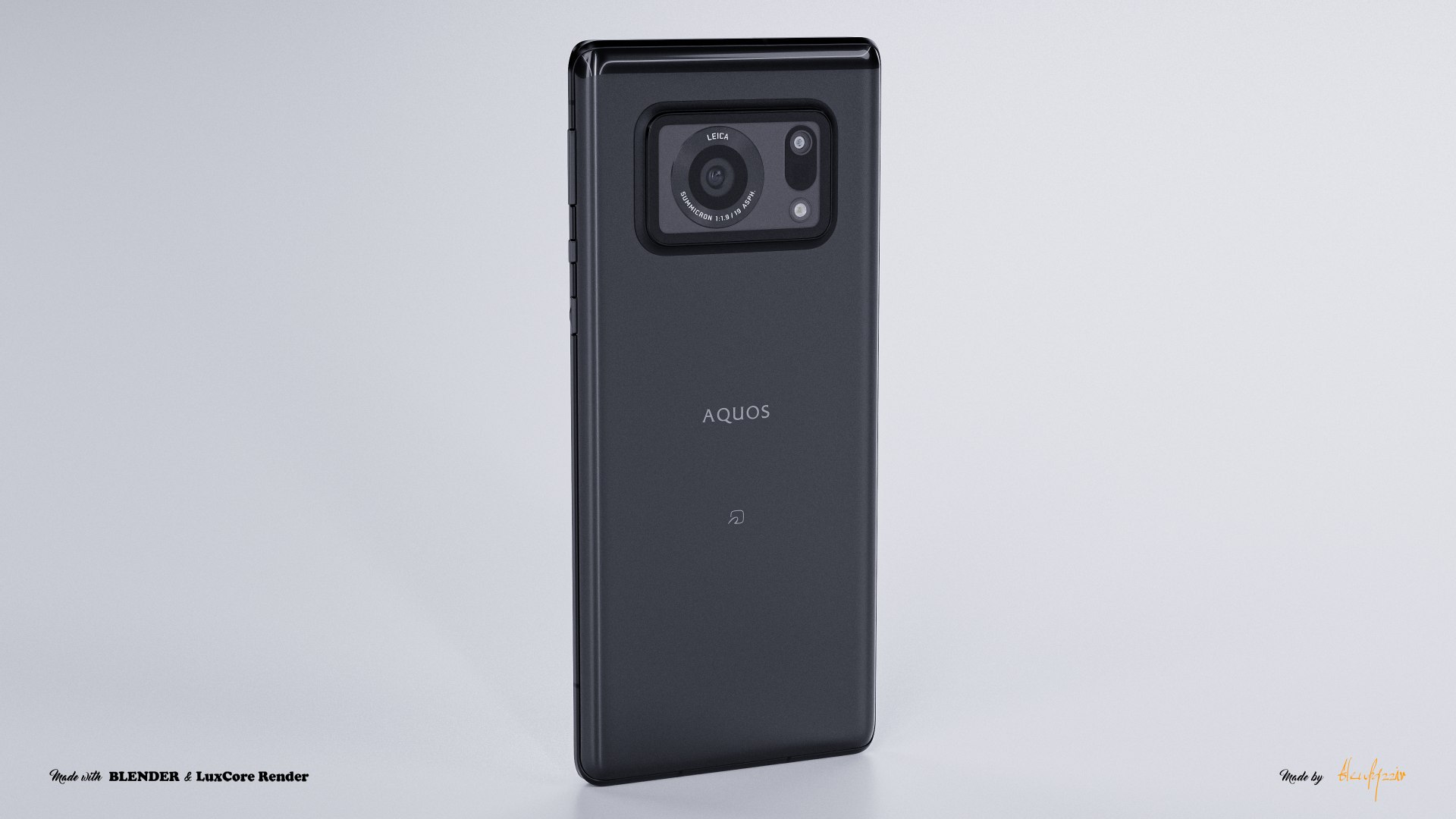 SHARP AQUOS R6 Model - TurboSquid 1735081