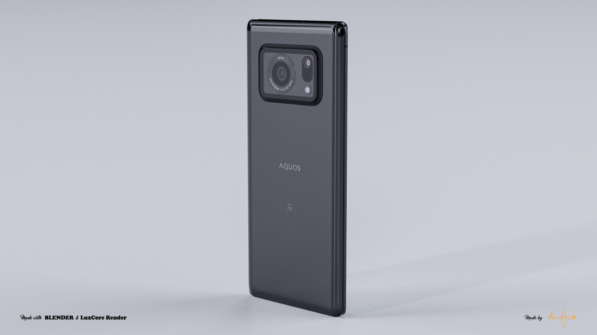SHARP AQUOS R6 Model - TurboSquid 1735081