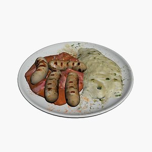 3D German Sausage model
