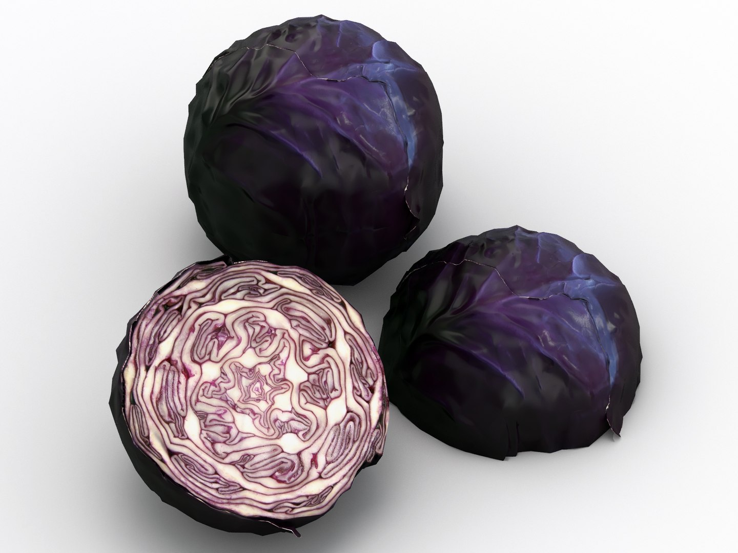 3D Purple Cabbage Model - TurboSquid 2178469