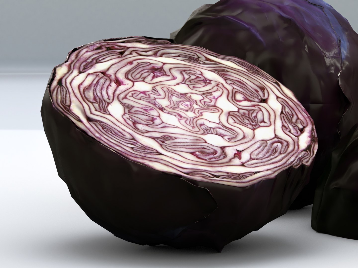 3D Purple Cabbage Model - TurboSquid 2178469
