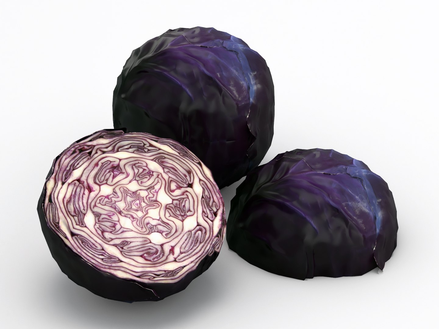 3D Purple Cabbage Model - TurboSquid 2178469