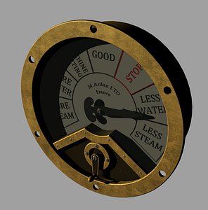 Engine Room Telegraph Gauge (1890's)