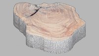 Chinese Garden Stone Stool 3D Model - Traditional round seating stool with carved drum base and sc