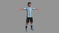 Soccer Player Rigged