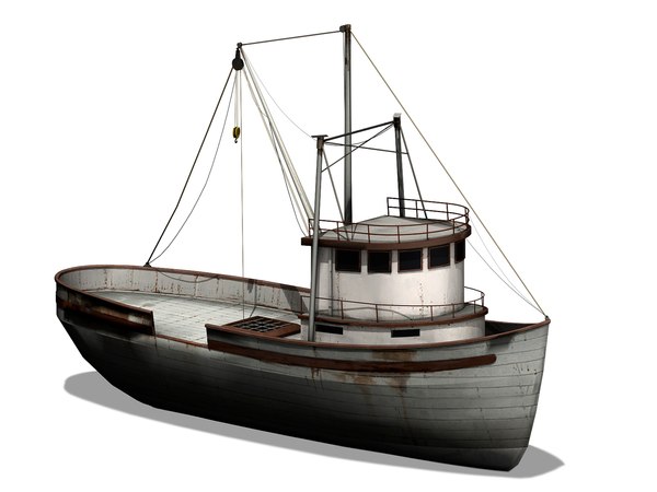 Old fishing boat 2 | 3D model