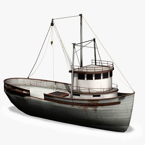 Fishing Boat 3D Models for Download