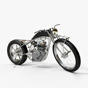 3D Kawasaki bobber kz250
