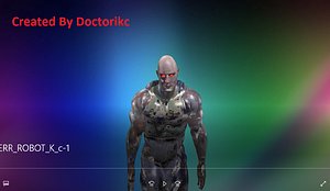 dancing robot 3D model