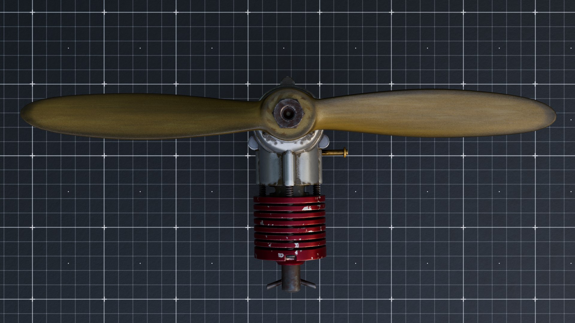 3D Low-poly Engine For Aircraft Model - TurboSquid 2270349