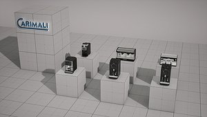 CARIMALI Coffee Machine - 6 Models 3D