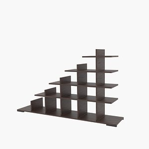 3D shelf shelving bookcase