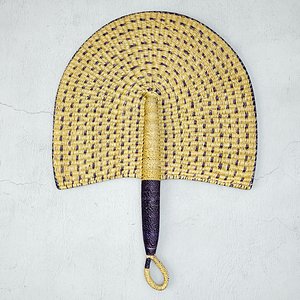 3D African Handwoven Fan 31