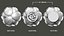 Rose Flower Sculpture Jewelry
