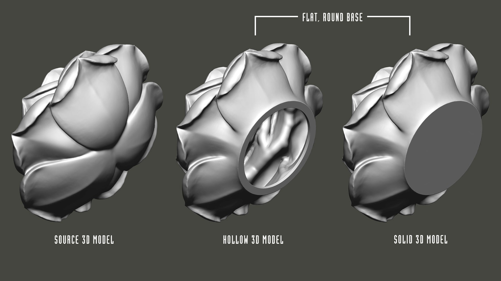 3D Rose Flower Sculpture Jewelry https://p.turbosquid.com/ts-thumb/3a/CAYbN7/wC/roseflowersculpturejewelry3dmodelzbr03/jpg/1718446874/1920x1080/fit_q87/8d93d094b5dba734c5121b3b8c5ee20b81ab2aa6/roseflowersculpturejewelry3dmodelzbr03.jpg