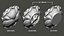 Rose Flower Sculpture Jewelry
