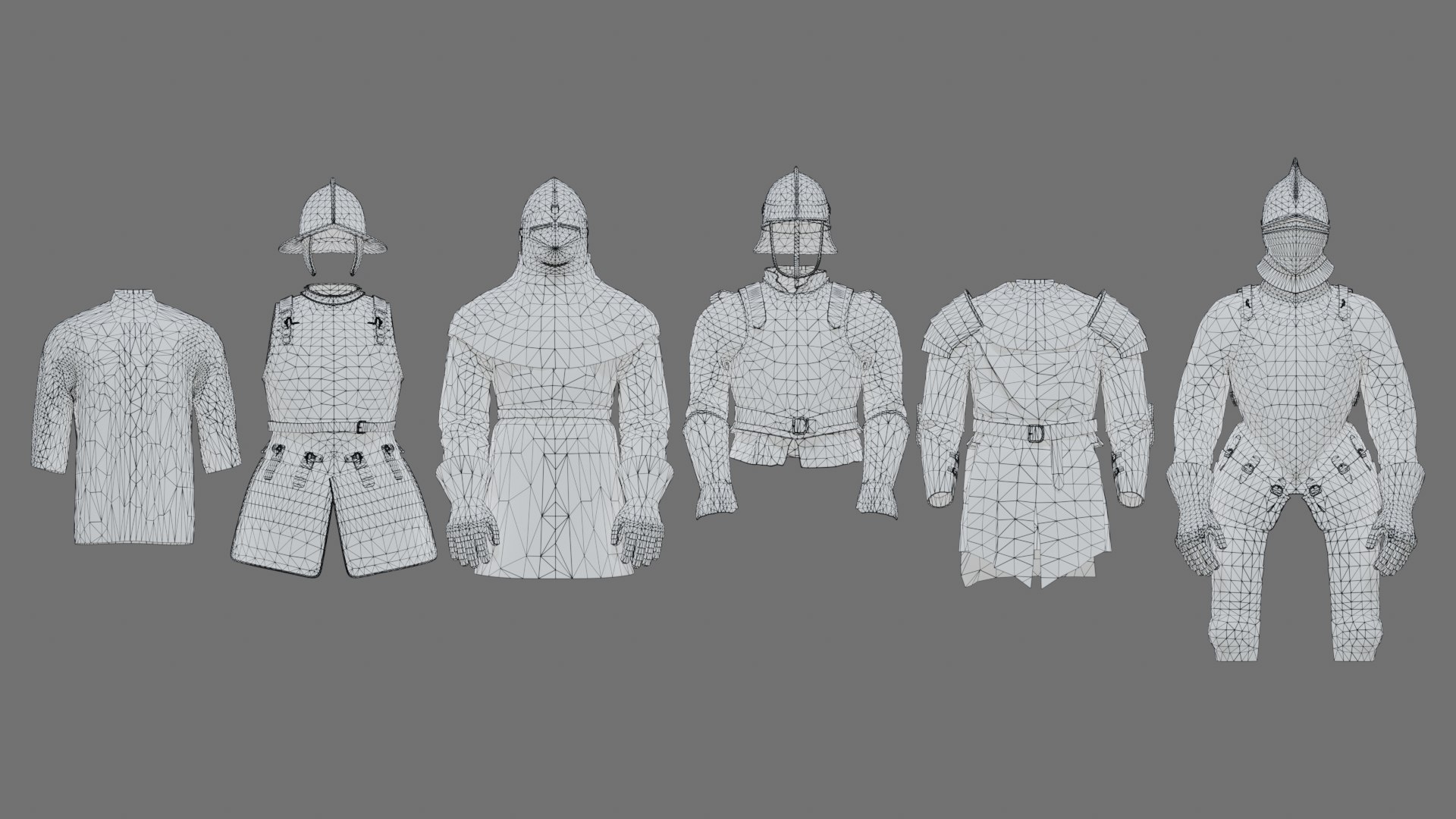 3D model Medieval Armor Bundle https://p.turbosquid.com/ts-thumb/3a/CNfByx/77/wireframe/png/1767782799/1920x1080/fit_q87/bc0304005e35a4476e322151a747242ddb81f95c/wireframe.jpg
