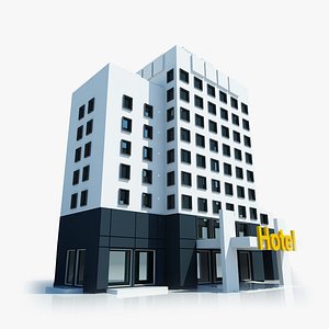 hotel building 3d max