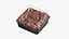 Strawberries in Plastic Container 3D model