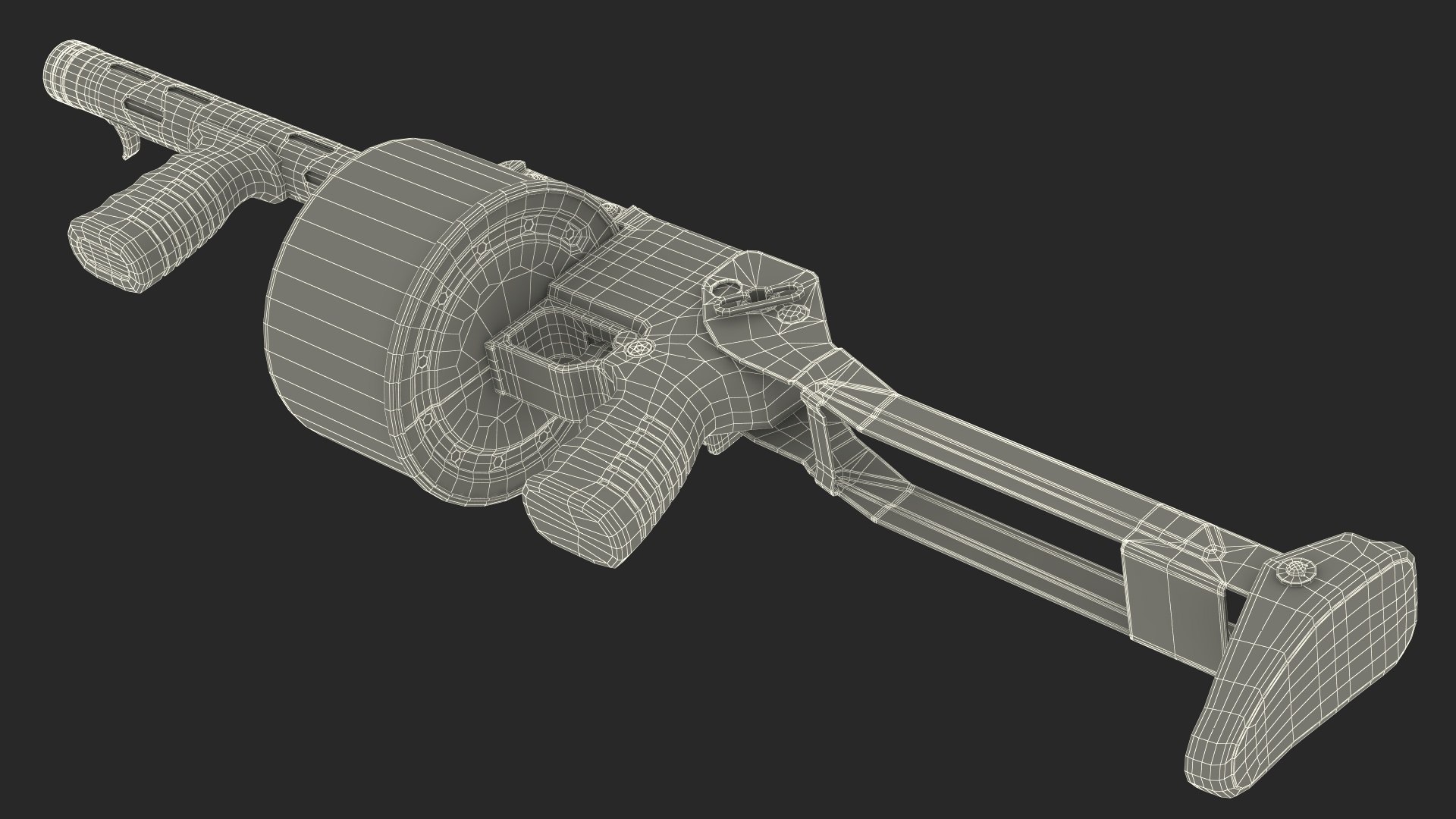 3D Shotgun Striker-12 Unfolded Buttstock Model - TurboSquid 2155486