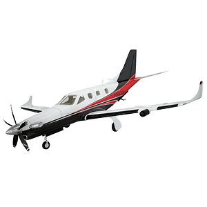 3ds max socata tbm900 aircraft