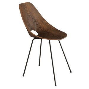 Plywood Medea Side Chair by Vittorio Nobili